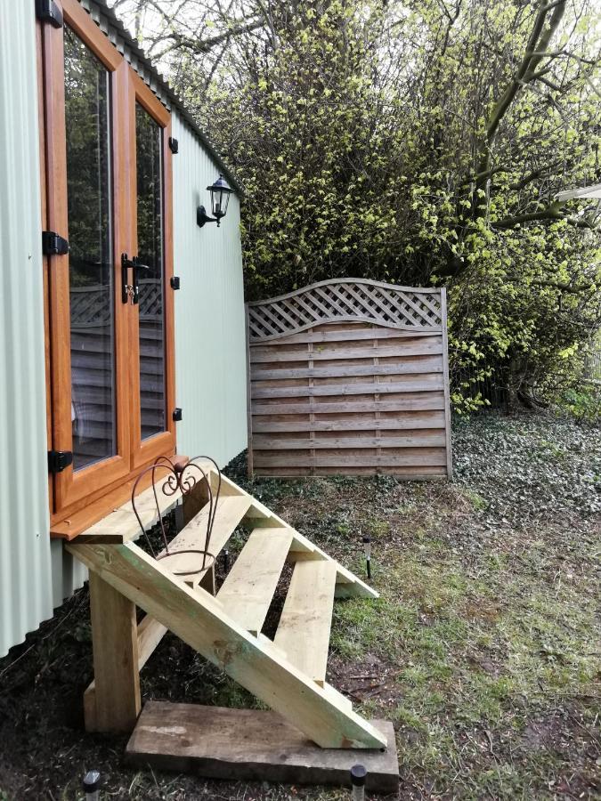 Durham donkey rescue Shepherds hut Hotel Buitenkant foto